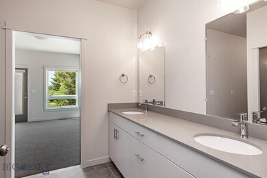 Master bath of similar unit