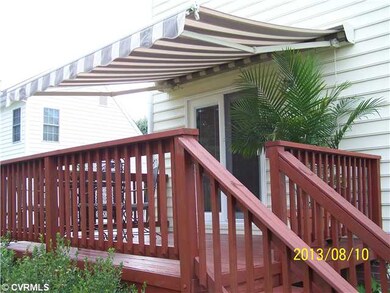 Patio/Deck - Your new home includes a Sunsetter aw