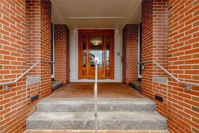 The front entrance