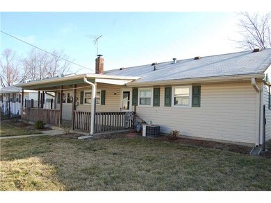 Exterior Back. Large covered patio!