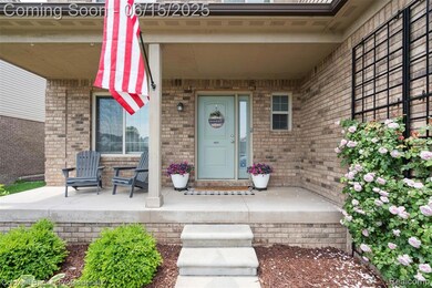 Inviting front porch