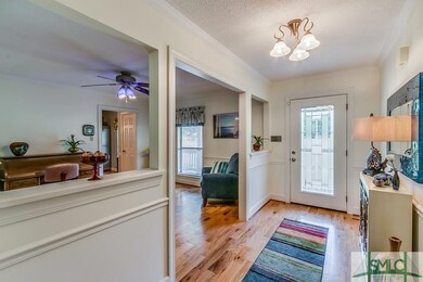Entry with view to dining room currently use as an