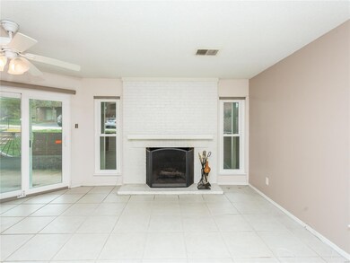 Wood Burning Fireplace in the Living Room