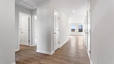 Entry in a DRB Homes Cranberry plan at the Village of College Park community.