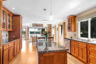 View into dining area & great room