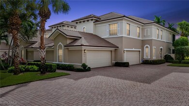 Mediterranean / spanish-style home with decorative driveway, stucco siding, a garage, and a tiled roof