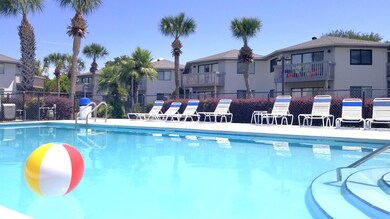 Pool with Building 28 in Background