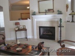 living room fireplace