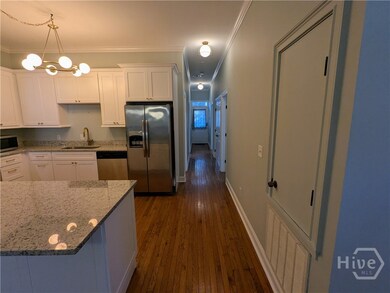 View to rear of condo showing back door