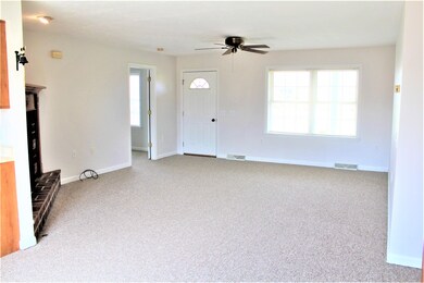 front door, living rm