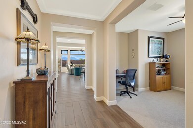 High ceilings and soft colors