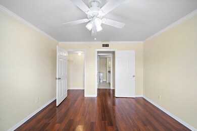 Bedroom on the right side with a walk-in closet. T