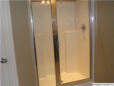 Seperate shower.