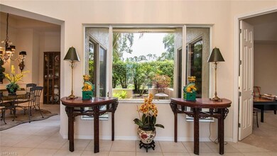 View from front door towards garden