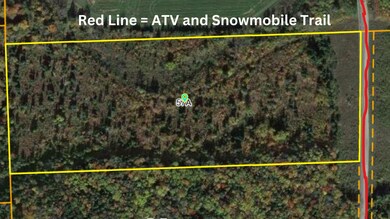 Red Line = ATV and Snowmobile Trail
