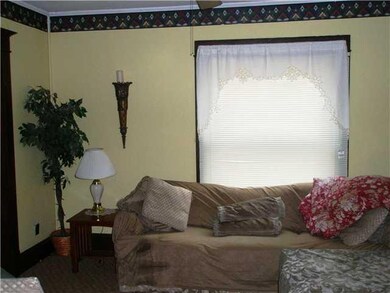 Living Room. The large living room has natural woo