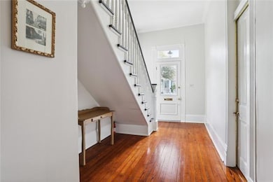 Front hall entrance view from unit