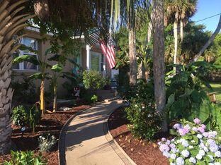 Walkway & landscaping