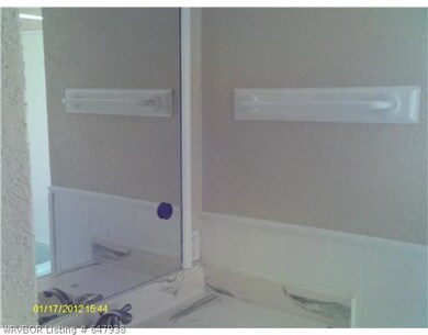 Bathroom. Large bathroom with solid surface counte