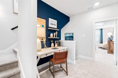 Beazer Homes Plano Gateway Watercolor floorplan. T