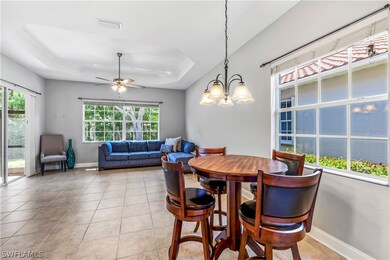 Eat-in kitchen and spacious family room.