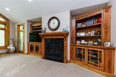 Tons of built ins in great room.