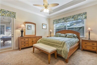 Master Suite w/ Tray Ceiling & Door to Pool Lanai