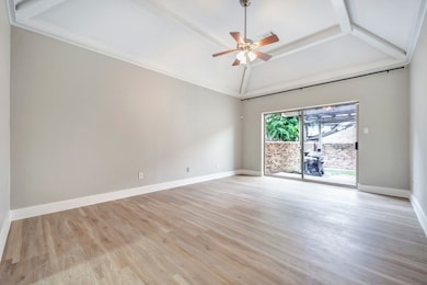 Large primary bedroom is downstairs with a private