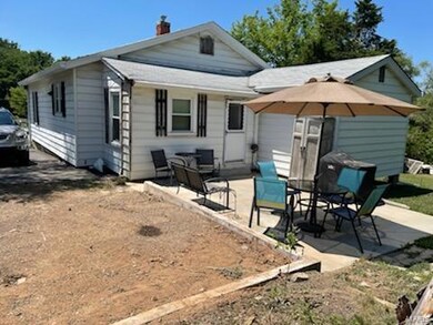 patio behind home