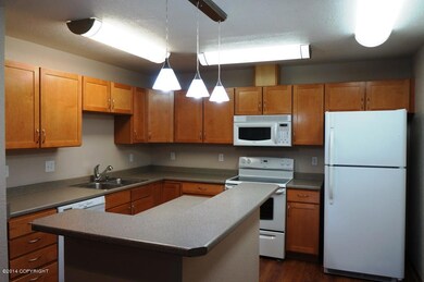 Kitchen With Solid Surface Counters