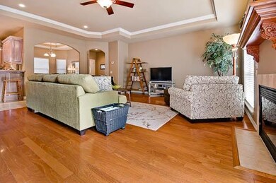 Living Room. LARGE OPEN FLOOR PLAN WITH ARCHED THRU WAYS