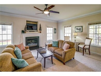Fireplace, open to the kitchen, Good size family room.