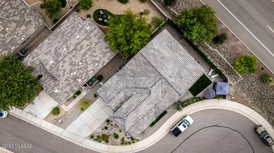 Aerial straight down