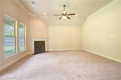 Matching granite surround on Fireplace.