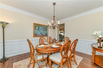 Formal Dining has shadow box and crown molding