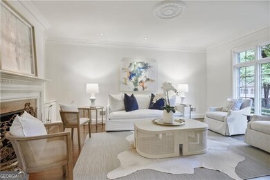 Fireside living room