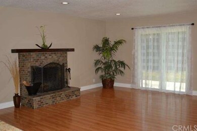 Beautiful slate fireplace and LED lighting in this