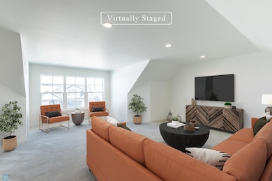 Virtually Staged Bonus Living Room