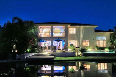 Night-Rear View from Lake
