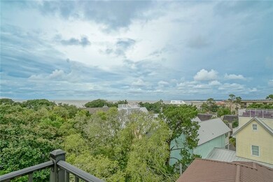 Rooftop deck with views of the St. Simons Sound & the Atlantic Ocean