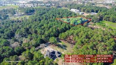 Gorgeous Lot, nestled in the trees. Does have stre