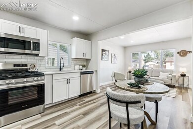 Kitchen with a wealth of natural light, stainless 