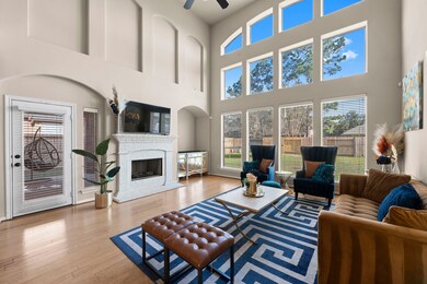 1st-to-2nd story ceilings in the Family Room with