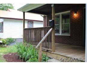 Quiet porch for entertaining