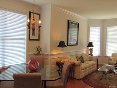 Living room and formal dining at open to each othe