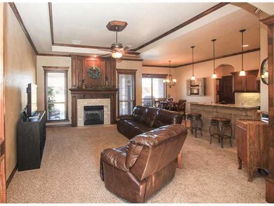 Living Room. Spacious living room with beautiful f
