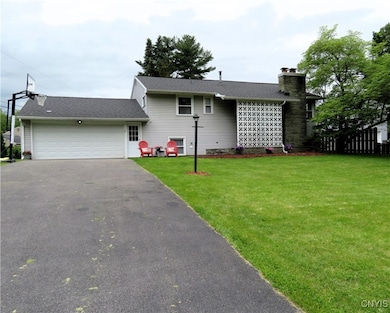 Front Exterior - showing double wide driveway, 2 c