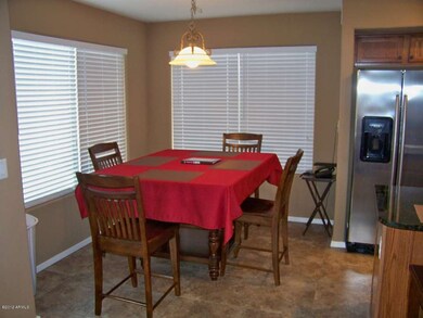 Kitchen eating area