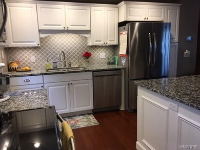 All stainless steel kitchen appliances stay with t