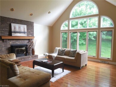 Another view of the family room with natural light